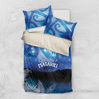 NZ Maori Matariki Scenery Bedding Set Galaxy Sky LT7 US Twin 172cm x 218cm Galaxy - Polynesian Pride