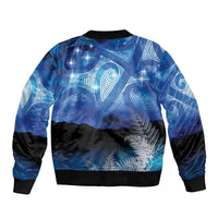 NZ Maori Matariki Scenery Bomber Jacket Galaxy Sky LT7 - Polynesian Pride