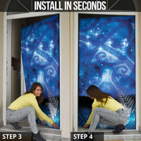 NZ Maori Matariki Scenery Door Cover Galaxy Sky LT7 - Polynesian Pride