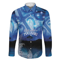 NZ Maori Matariki Scenery Family Matching Short Sleeve Bodycon Dress and Hawaiian Shirt Galaxy Sky
