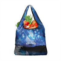 NZ Maori Matariki Scenery Grocery Bag Galaxy Sky LT7 1-pack One Size Galaxy - Polynesian Pride