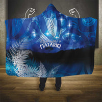 NZ Maori Matariki Scenery Hooded Blanket Galaxy Sky LT7 - Polynesian Pride