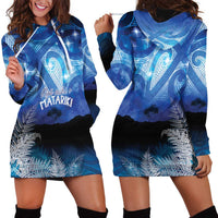NZ Maori Matariki Scenery Hoodie Dress Galaxy Sky LT7 - Polynesian Pride