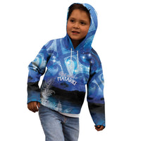 NZ Maori Matariki Scenery Kid Hoodie Galaxy Sky LT7 - Polynesian Pride