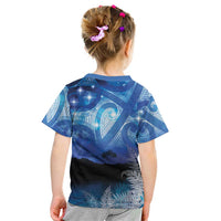 NZ Maori Matariki Scenery Kid T Shirt Galaxy Sky LT7 - Polynesian Pride