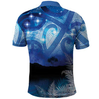 NZ Maori Matariki Scenery Polo Shirt Galaxy Sky LT7 - Polynesian Pride