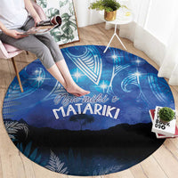 NZ Maori Matariki Scenery Round Carpet Galaxy Sky LT7 - Polynesian Pride