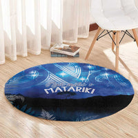 NZ Maori Matariki Scenery Round Carpet Galaxy Sky LT7 - Polynesian Pride
