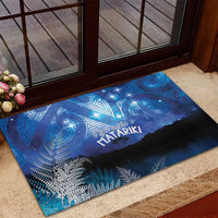 NZ Maori Matariki Scenery Rubber Doormat Galaxy Sky LT7 - Polynesian Pride