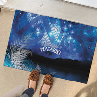 NZ Maori Matariki Scenery Rubber Doormat Galaxy Sky LT7 - Polynesian Pride