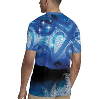 NZ Maori Matariki Scenery Rugby Jersey Galaxy Sky LT7 - Polynesian Pride