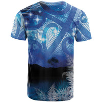 NZ Maori Matariki Scenery T Shirt Galaxy Sky LT7 - Polynesian Pride