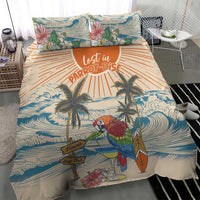 Christmas In July - Hawaii Retro Bedding Set Lost In Parrot-dise