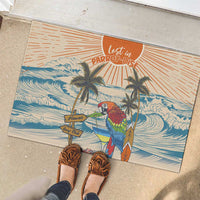 Christmas In July - Hawaii Retro Rubber Doormat Lost In Parrot-dise LT7 - Polynesian Pride