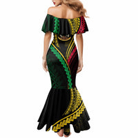 Personalised Vanuatu Mermaid Dress 44th Hapi Indipendens Long LT7 - Polynesian Pride