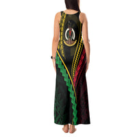 Personalised Vanuatu Tank Maxi Dress 44th Hapi Indipendens Long LT7 - Polynesian Pride