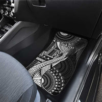 Fiji Rugby Bula Masi Car Mats Fish Tail Kaivity Cibi - Black
