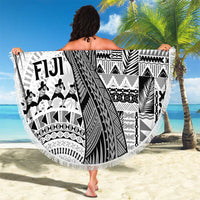 Fiji Rugby Bula Masi Beach Blanket Fish Tail Kaivity Cibi - White