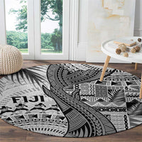 Fiji Rugby Bula Masi Round Carpet Fish Tail Kaivity Cibi - White