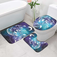 Aloha Hawaii Turtle Bathroom Set Teal Purple Ribbon - Polynesian Pride