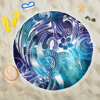Aloha Hawaii Turtle Beach Blanket Teal Purple Ribbon LT7 One Size 150cm Purple Teal - Polynesian Pride