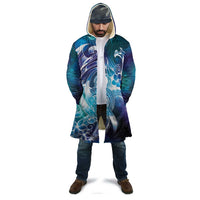 Aloha Hawaii Turtle Cloak Teal Purple Ribbon - Polynesian Pride