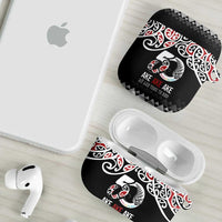 Kia Kaha Te Reo Maori AirPods Case 50 Years Mo Ake Tonu Te Reo LT7 - Polynesian Pride