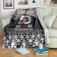 Kia Kaha Te Reo Maori Blanket 50 Years Mo Ake Tonu Te Reo - Polynesian Pride