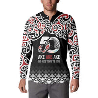 Kia Kaha Te Reo Maori Button Sweatshirt 50 Years Mo Ake Tonu Te Reo - Polynesian Pride