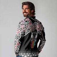 Kia Kaha Te Reo Maori Long Sleeve Polo Shirt 50 Years Mo Ake Tonu Te Reo - Polynesian Pride