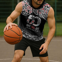 Kia Kaha Te Reo Maori Sleeveless Hoodie 50 Years Mo Ake Tonu Te Reo - Polynesian Pride