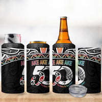 50 Years Kia Kaha Te Reo Maori 4 in 1 Can Cooler Tumbler Ake Ake Ake! - Polynesian Pride