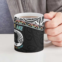 50 Years Kia Kaha Te Reo Maori Ceramic Mug Ake Ake Ake! - Polynesian Pride