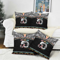 50 Years Kia Kaha Te Reo Maori Pillow Cover Ake Ake Ake! - Polynesian Pride