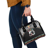 50 Years Kia Kaha Te Reo Maori Shoulder Handbag Ake Ake Ake! - Polynesian Pride