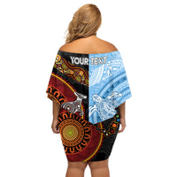 personalised-fiji-and-australia-family-matching-off-shoulder-short-dress-and-hawaiian-shirt-masi-patterns-mix-aboriginal-art