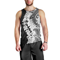 Polynesian Plumeria Lei Men Tank Top with Hammerhead Shark LT7 - Polynesian Pride