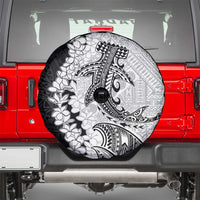 Polynesian Plumeria Lei Spare Tire Cover with Hammerhead Shark LT7 - Polynesian Pride