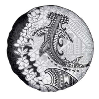 Polynesian Plumeria Lei Spare Tire Cover with Hammerhead Shark LT7 - Polynesian Pride