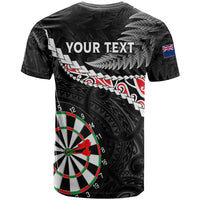 Personalised New Zealand Darts T Shirt Maori Manaia LT7 - Polynesian Pride