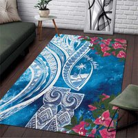 Hafa Adai Guam Area Rug Crystal Waves