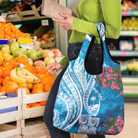 Hafa Adai Guam Grocery Bag Crystal Waves