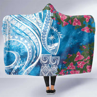Hafa Adai Guam Hooded Blanket Crystal Waves