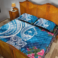 Hafa Adai Guam Quilt Bed Set Crystal Waves