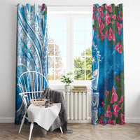 Hafa Adai Guam Window Curtain Crystal Waves