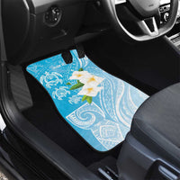 Personalized Guam Chamorro Car Mats Turtles and Guasali Flowers
