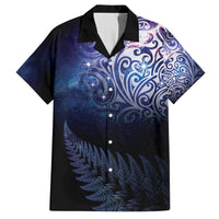New Zealand Aotearoa Matariki Hawaiian Shirt Starry Silver Fern LT7 Galaxy - Polynesian Pride