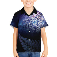 New Zealand Aotearoa Matariki Hawaiian Shirt Starry Silver Fern LT7 - Polynesian Pride