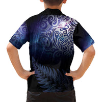 New Zealand Aotearoa Matariki Hawaiian Shirt Starry Silver Fern LT7 - Polynesian Pride