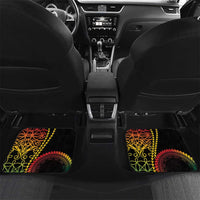 Proudly Ni-Van Sandroing Inspired Classic Style Car Mats LT7 Set 2pcs - Back Colorful - Polynesian Pride
